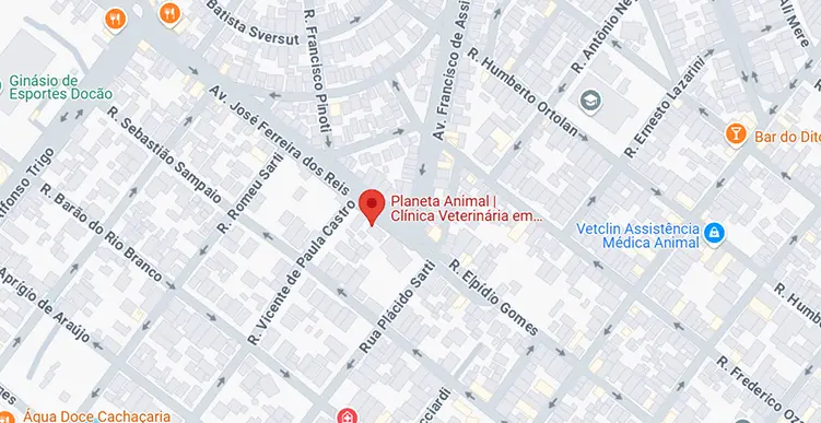 Localização Clínica veterinária 24h em Sertãozinho Planeta Animal